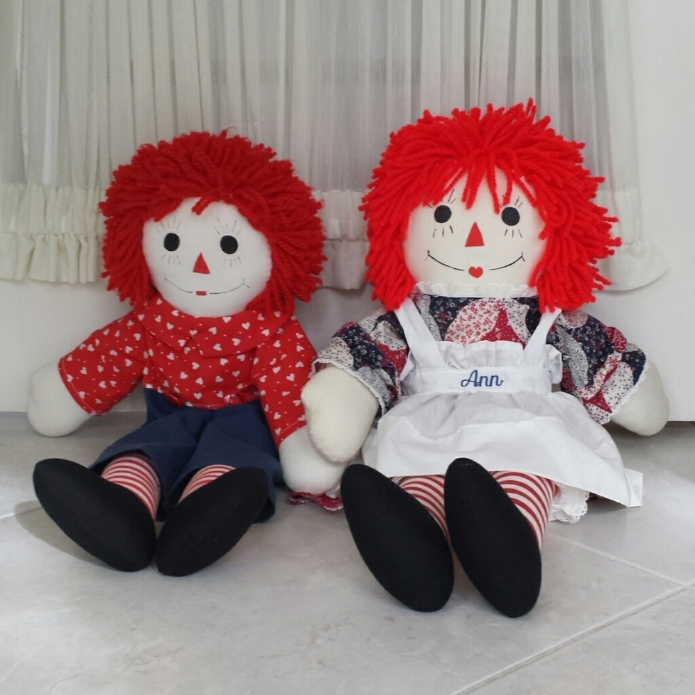 Vintage Raggedy Ann and Andy